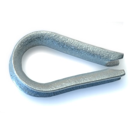 Midwest Fastener 3/16" Galvanized Steel Wire Rope Thimbles 5PK 54679